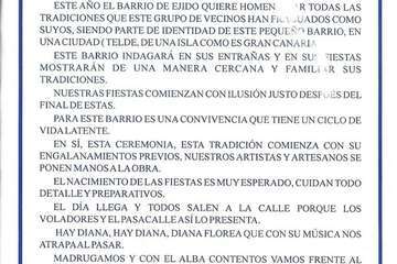 Programa de las fiestas de El Ejido 2019 (Foto TA)